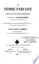 La femme parfaite selon les divines Ecritures