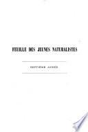 La Feuille des jeunes naturalistes