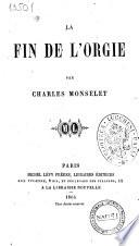 La fin de l'orgie par Charles Monselet