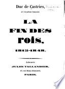 La fin des rois