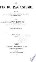 La fin du paganisme