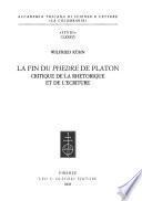 La fin du Phèdre de Platon