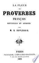 La fleur des proverbes français
