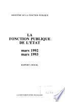 La fonction publique de l'Etat en ...