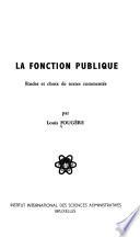 La fonction publique