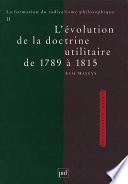 La formation du radicalisme philosophique. Tome 2