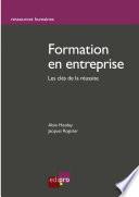 La formation en entreprise