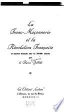 La franc-maçonnerie et la révolution française