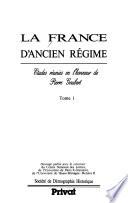 La France d'Ancien Régime