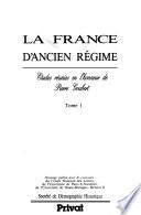 La France d'Ancien Régime