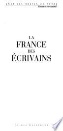 La France des écrivains