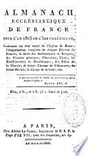 La France ecclésiastique