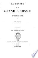 La France et le grand schisme d'Occident...