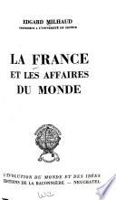 La France et les affaires du monde