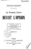 La France juive devant l'opinion