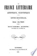 La France littéraire, artistique, scientifique