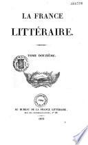 La France littéraire
