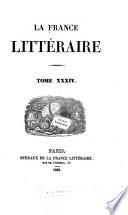 La France littéraire