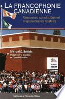La francophonie canadienne