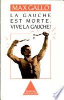 La gauche est morte