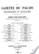 La Gazette du palais