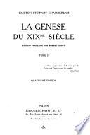 La genèse du XIXme siècle