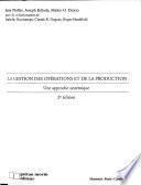 La gestion des opérations et de la production