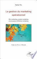 La gestion du marketing opérationnel