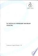 La gestion du patrimoine immobilier municipal