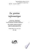La gestion informatique