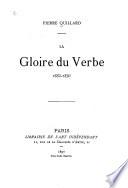 La gloire du Verbe (1885-1890)