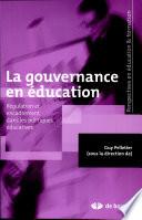 La gouvernance en éducation
