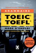 La grammaire au TOEIC et au TOEFL