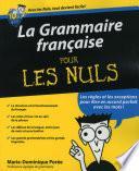 La Grammaire française pour les Nuls