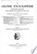 La grande encyclopédie