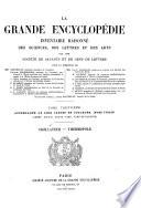 La Grande encyclopédie, inventaire raisonné des sciences, des lettres et des arts