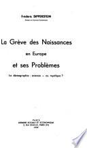 La grève des naissances en Europe et ses problèmes