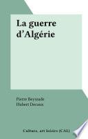 La guerre d'Algérie