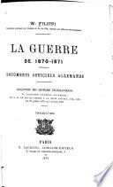 La guerre de 1870-1871
