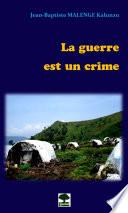 La guerre est un crime