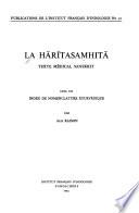 La Hārītasaṃhitā