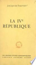 La IVe République