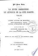 La jeune Sibérienne ; Le lépreux de la cité d'Aoste