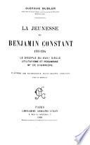 La jeunesse de Benjamin Constant, 1767-1794