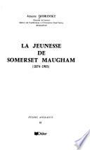 La jeunesse de Somerset Maugham, 1874-1903