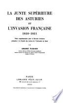 La junte supérieure des Asturies et l'invasion français, 1810-1811
