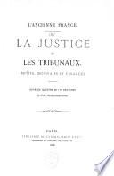 La justice et les tribunaux