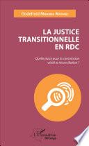 La justice transitionnelle en RDC