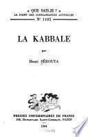 La Kabbale. [Mit Fig.] (1. ed.)