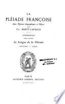 La langue de la Pléiade